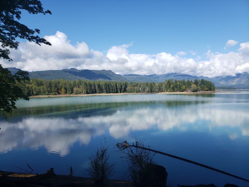 Baker Lake, WA stock photo. Image of morning, nature 232685042