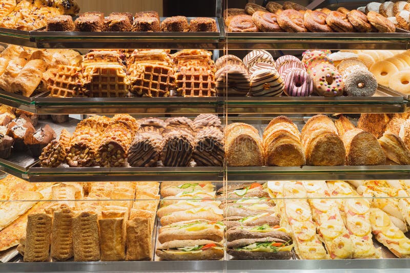 Pane pasticcini dolci Schermo il caso.