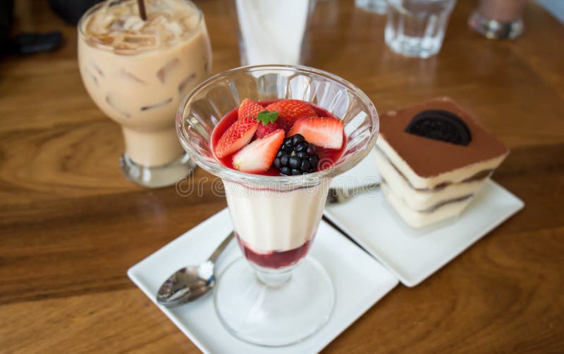 Bakery and Coffee stock photo. Image of musse, cream 38442004