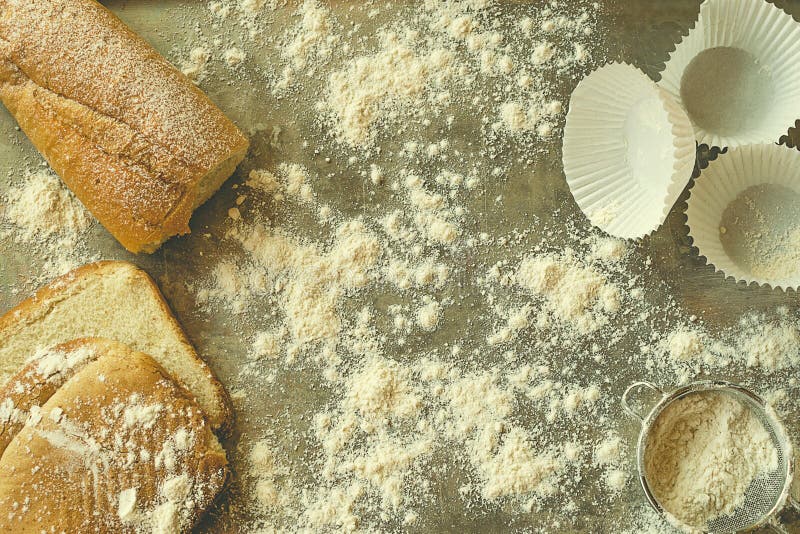 Bakery Concept. Breads And Pastry Material Stock Image Image of grain