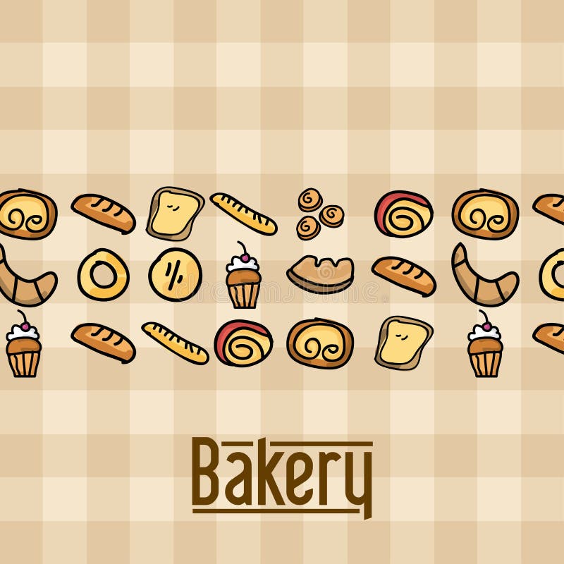 Bakery design royalty free illustration