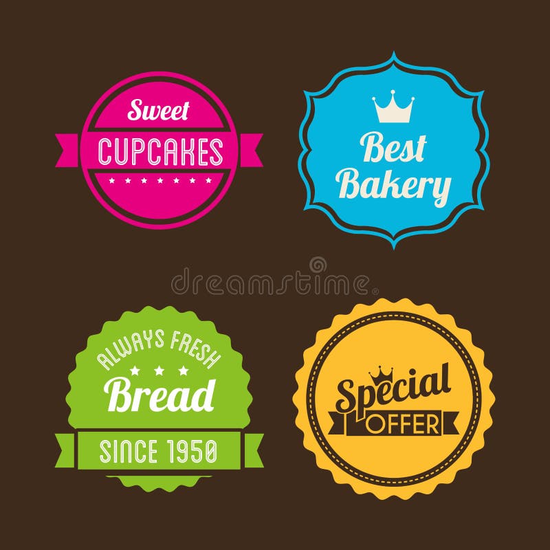 Bakery design royalty free illustration