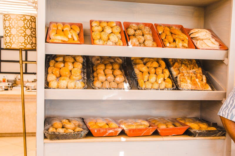 Bakery goods in a store stock photo. Image of livelihood 156611476