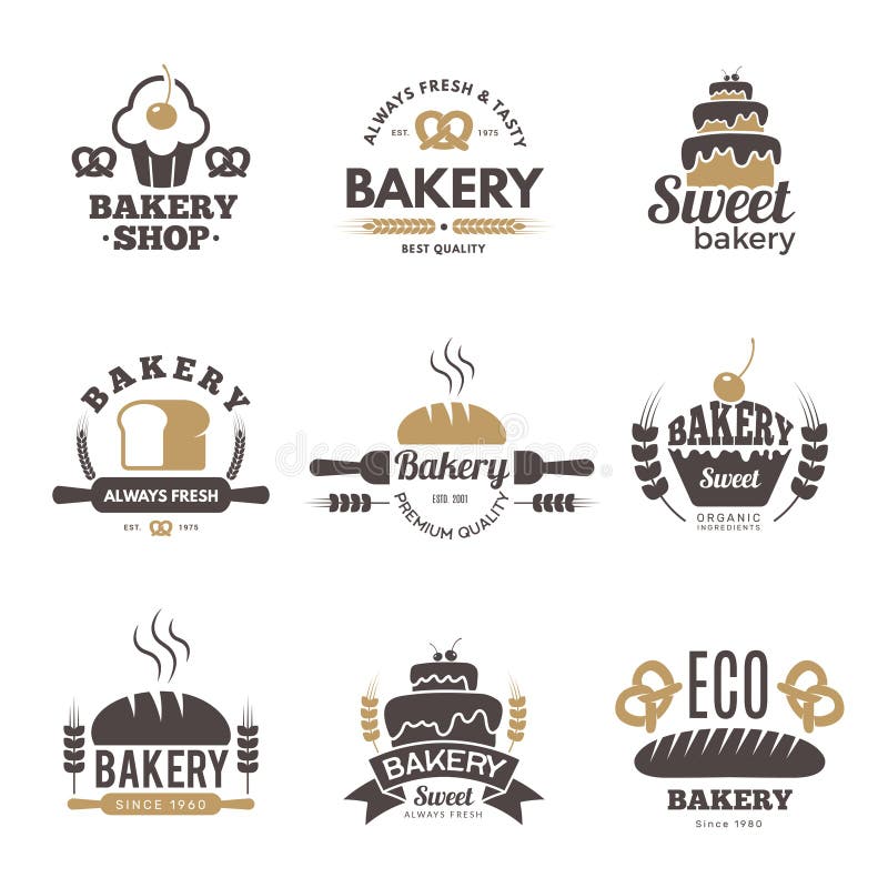 picture Logo Design Ideas For Bakery bakery labels cooking symbols kitchen