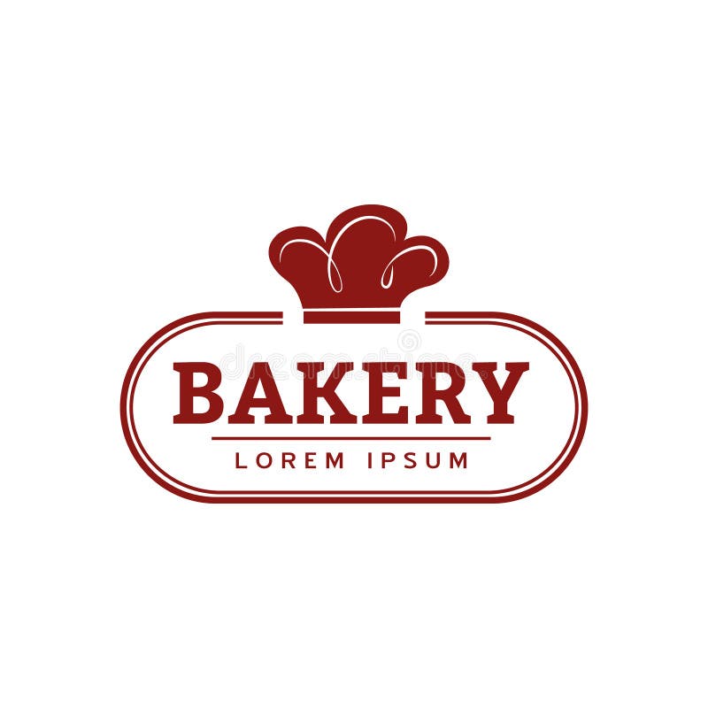 Bakery Logo with Chef Hat. Cooking Logo, Food, Restaurant Vector Brand ...