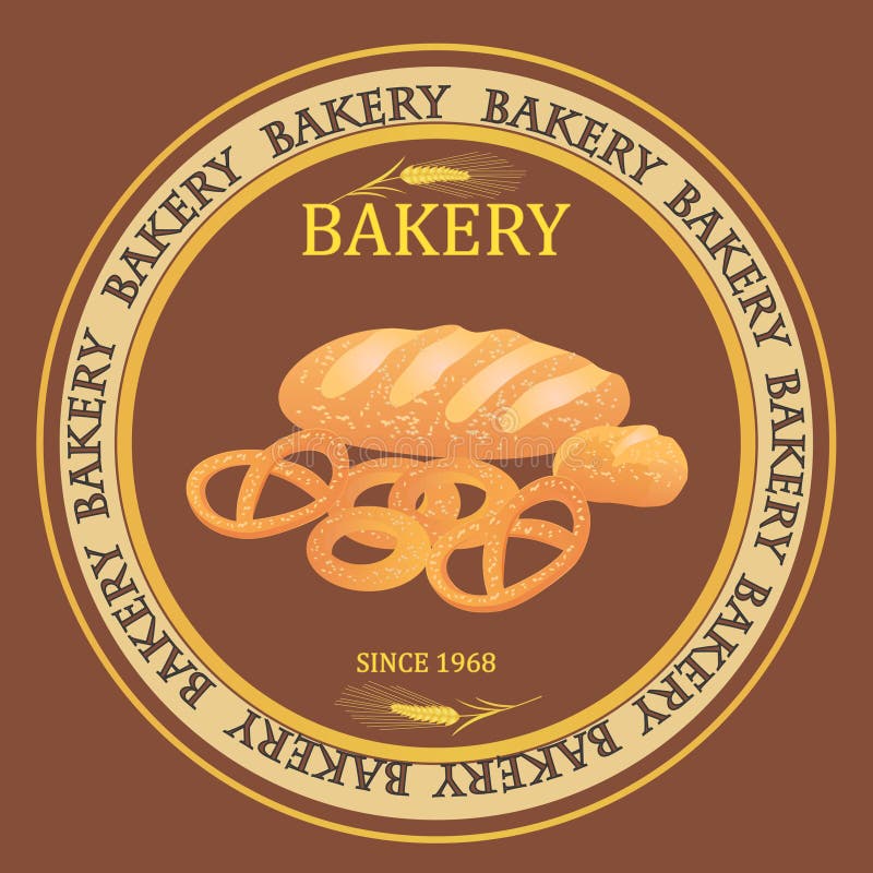 Bakery market design. stock illustration