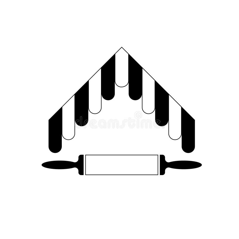 Bakery Rolling Pin Vector Icon Stock Vector Illustration of shop