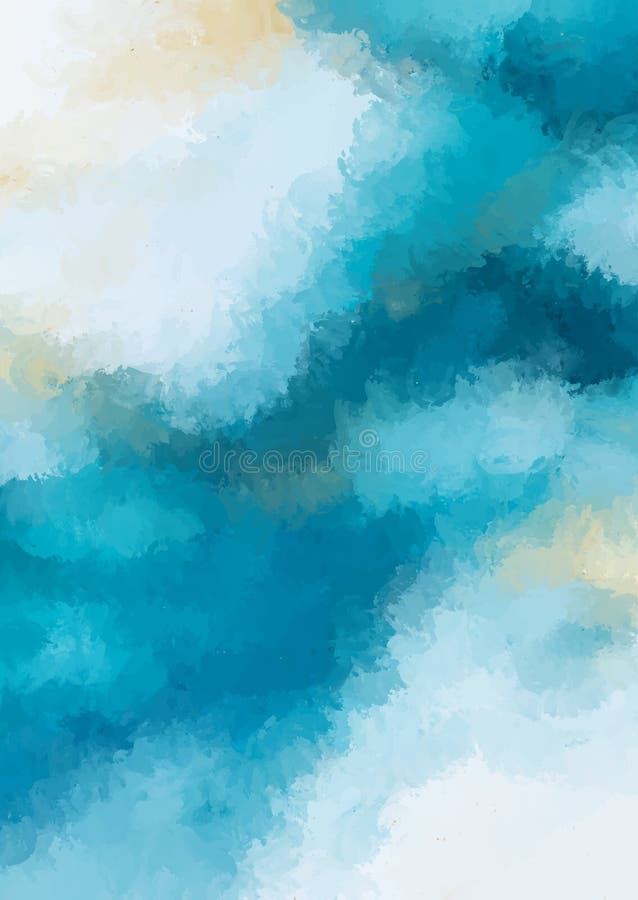 Bakgrund för abstrakt handmålad textur stock illustrationer