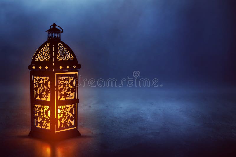Bakgrund för arabisk lantern ramadan kareem royaltyfri fotografi