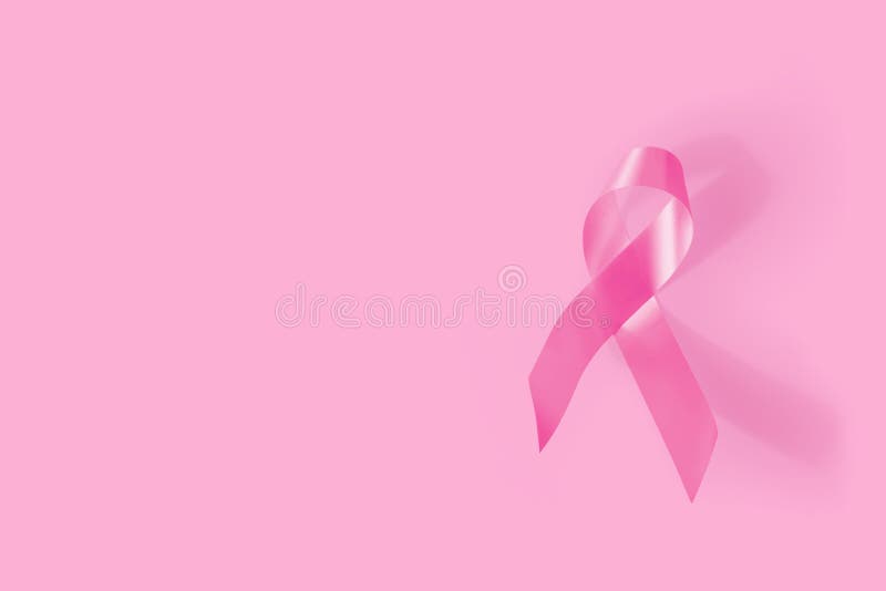 Bakgrund för band för bröstcancermedvetenhet rosa