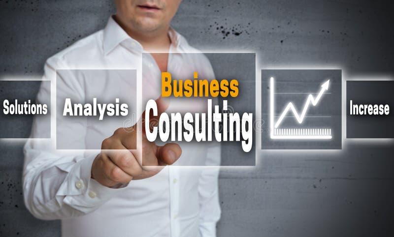 Business consulting concept background is shown by man. Business consulting concept background is shown by man.