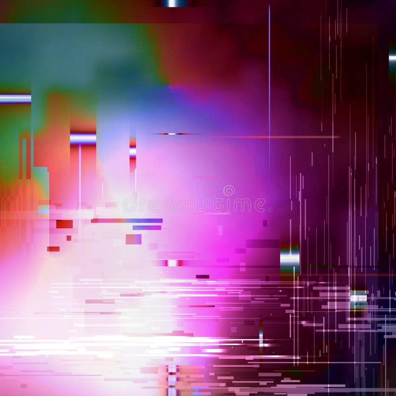Bakgrund för Glitched abstrakt begreppvektor Gjort av färgrik PIXELmosaik Digital förfall, signalfel, televisionkuggning Moderikt vektor illustrationer Bakgrund för Glitched abstrakt begreppvektor Gjort av färgrik PIXELmosaik Digital förfall, signalfel, televisionkuggning Moderikt vektor illustrationer