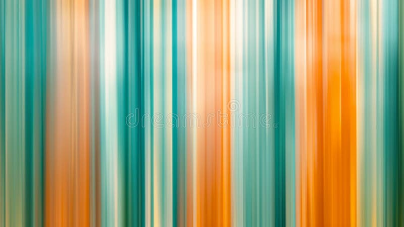 Bakgrund för kraftig abstrakt rörelsemoskärpa : Teal Orange Dynamic Lines Colorful Texture Graphic Design Modern Art Gradient stock illustrationer