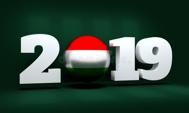Bakgrund för nytt år 2019 vektor illustrationer Bakgrund för nytt år 2019 vektor illustrationer