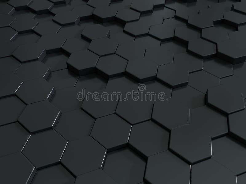 Bakgrund för paneler 3d för abstrakt honungskaka metallisk Metallisk sexhörnig mörk bakgrund eller textur royaltyfri illustrationer Bakgrund för paneler 3d för abstrakt honungskaka metallisk Metallisk sexhörnig mörk bakgrund eller textur royaltyfri illustrationer