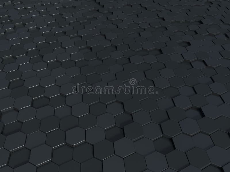 Bakgrund för paneler 3d för abstrakt honungskaka metallisk Metallisk sexhörnig mörk bakgrund eller textur stock illustrationer Bakgrund för paneler 3d för abstrakt honungskaka metallisk Metallisk sexhörnig mörk bakgrund eller textur stock illustrationer