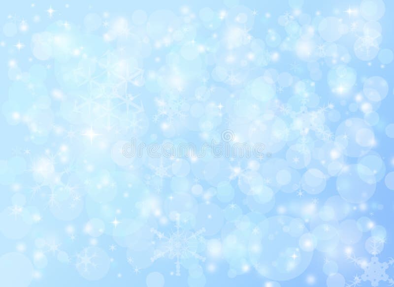 Winter holiday blue snow falling background with sparkles and glitter. Christmas Abstract Backdrops. Winter holiday blue snow falling background with sparkles and glitter. Christmas Abstract Backdrops.