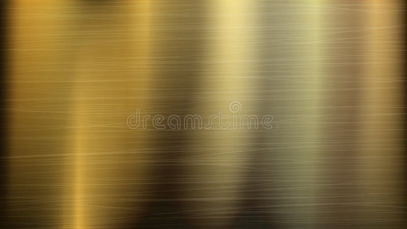 Bakgrund för teknologi för guld- eller bronsmetallabstrakt begrepp Polerad borstad textur också vektor för coreldrawillustration vektor illustrationer Bakgrund för teknologi för guld- eller bronsmetallabstrakt begrepp Polerad borstad textur också vektor för coreldrawillustration vektor illustrationer