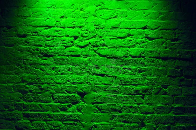 Bakgrund för textur för vägg för tegelsten för Grungeneon grön Magentafärgad kulör modell för arkitektur för textur för tegelsten arkivbilder