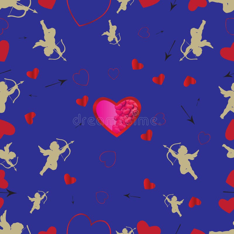 Bakgrund för valentindag vektor vektor illustrationer Bakgrund för valentindag vektor vektor illustrationer