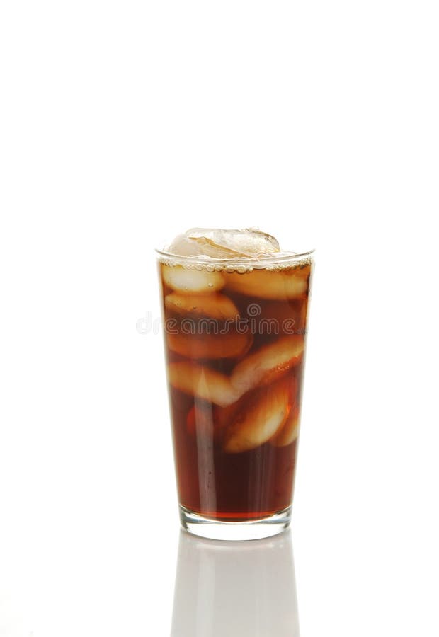 Bakgrundskaffe iced white royaltyfria foton