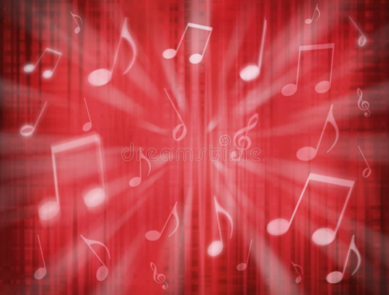 Bakgrundsmusik royaltyfri bild