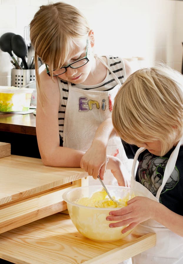 Baking a cake