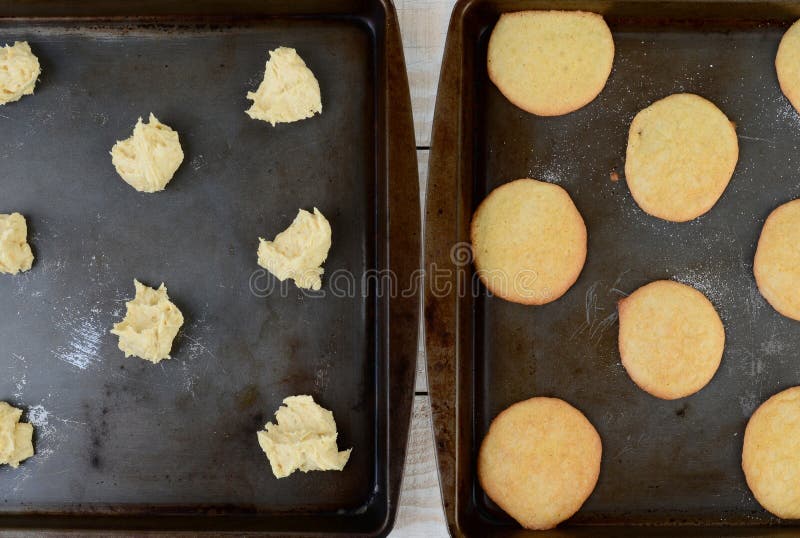 Baking Lemon Cookies