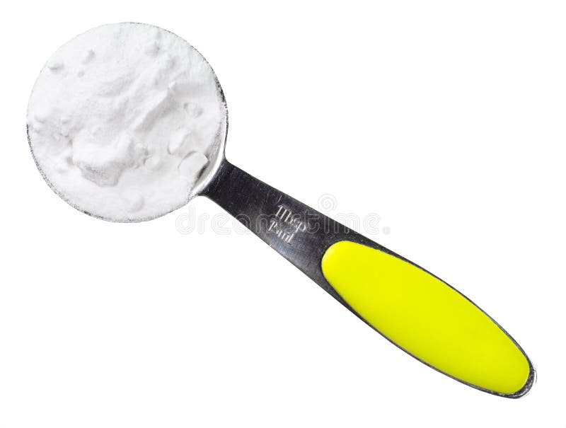 Baking Soda in Measuring Tablespoon Cutout Stock Image Image of meal, additive 218418519