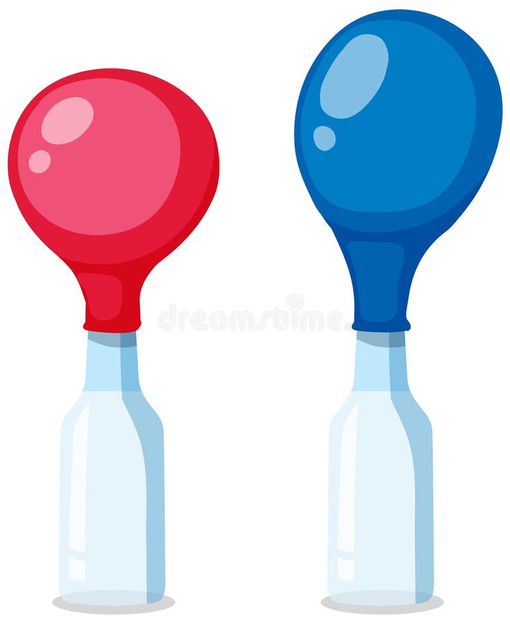 A Baking Soda and Vinegar Experiment Stock Vector Illustration of