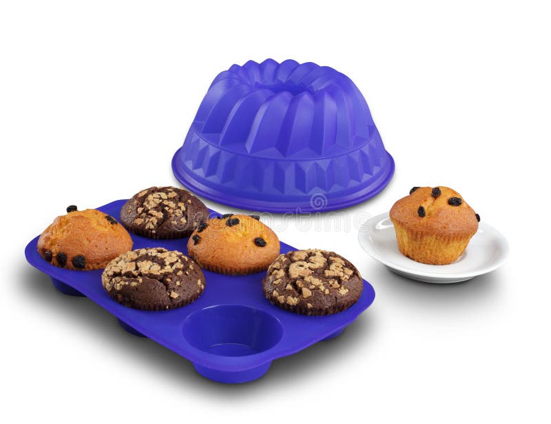 Baking tins stock image. Image of muffin, bread, equipment 33970671