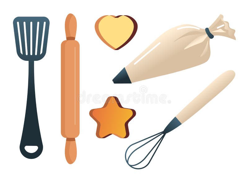 baker tools clipart icons