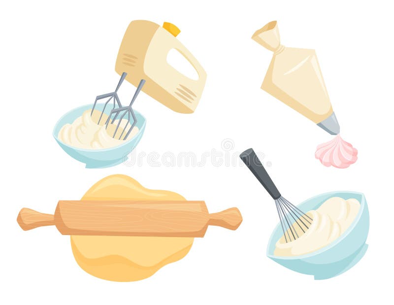 Baking Supplies Stock Illustrations – 634 Baking Supplies Stock  Illustrations, Vectors & Clipart - Dreamstime