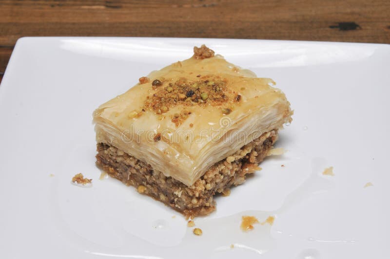 The delicious gourmet dessert known as baklava