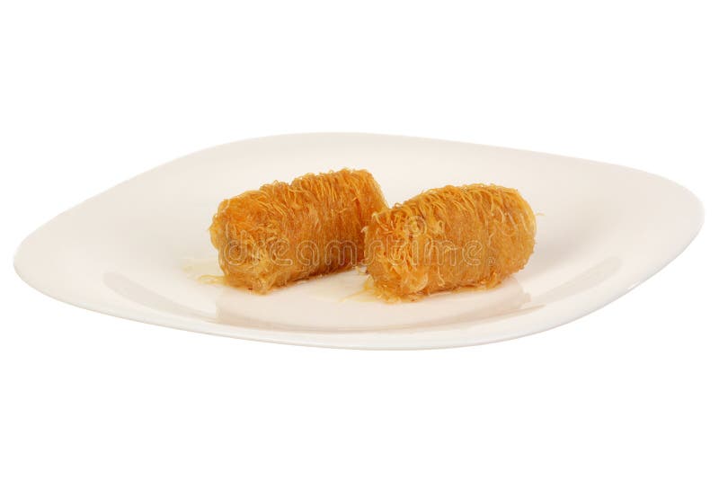 Baklava orientale tradizionale del dessert con sciroppo immagine stock Baklava orientale tradizionale del dessert con sciroppo immagine stock