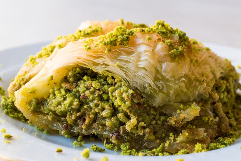 Baklava Turco De Sobiyet Da Sobremesa Com Pistache Baklava De Fistikli