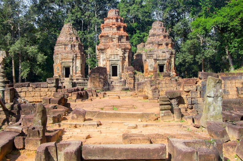 Bakong på Angkor royaltyfria foton Bakong på Angkor royaltyfria foton