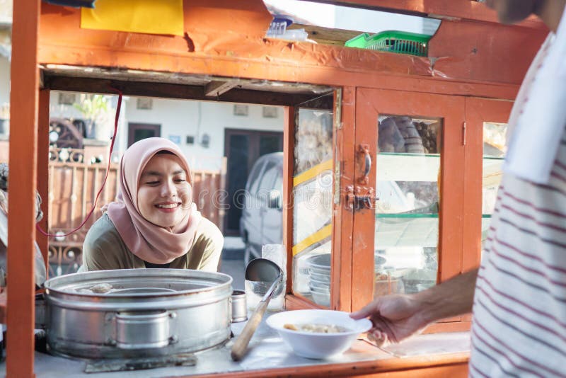 Bakso. indonesian famous meatball street food with soup and noodle. Bakso. indonesian famous meatball street food with soup and noodle