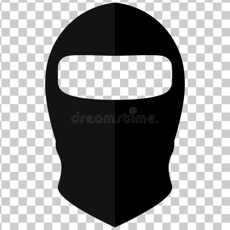 Balaclava in Style of Flat on a Transparent Background, Vector Stock ...