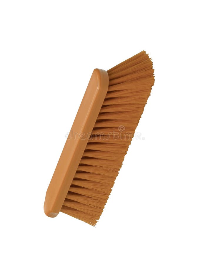 Balai de chaussure d'isolement image stock