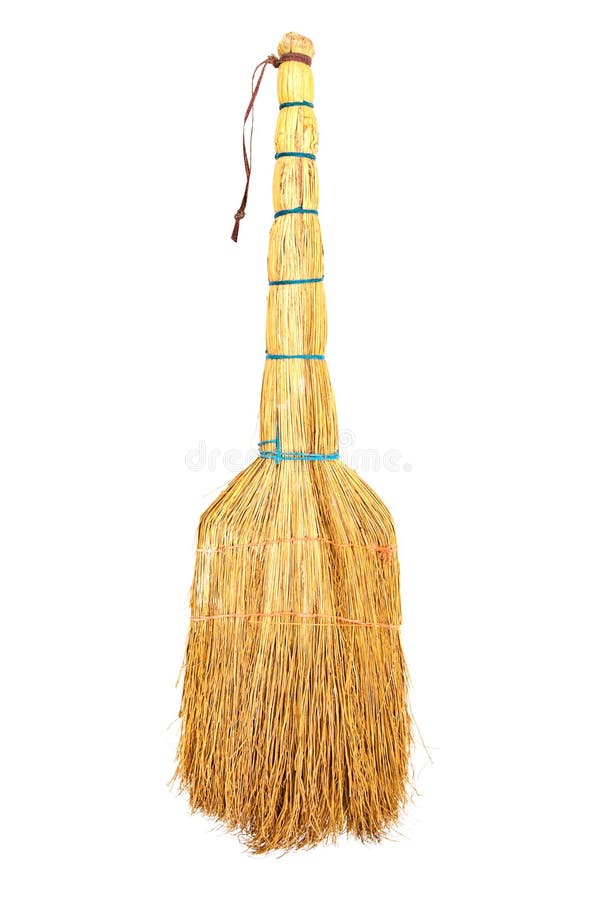 Yellow broom isolated on white. Yellow broom isolated on white
