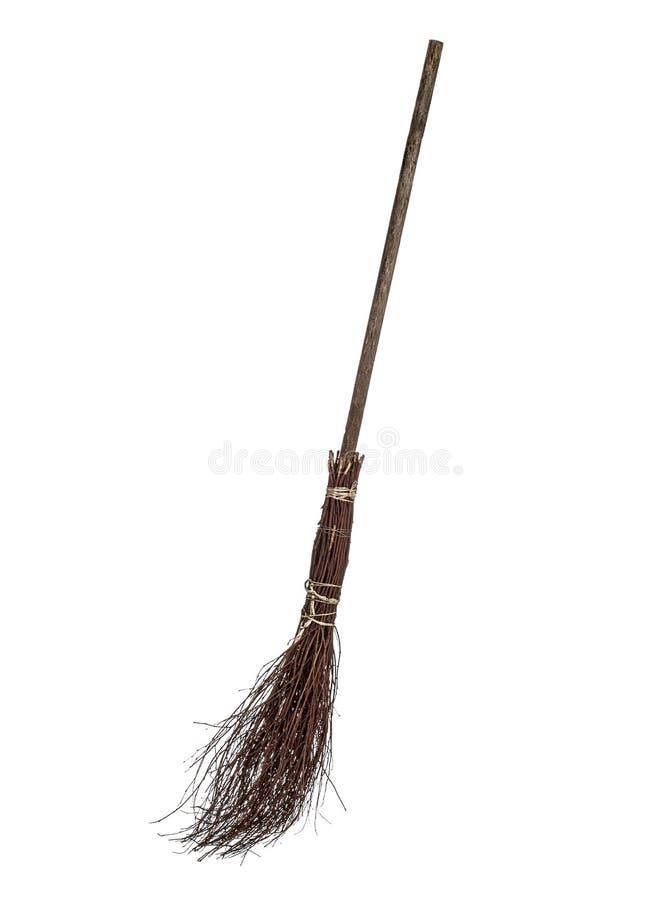 Wicked broom on white background. Wicked broom on white background