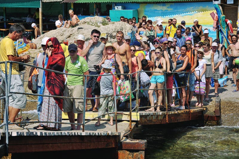 Balaklava summer resort in Crimea royalty free stock image Balaklava summer resort in Crimea royalty free stock image