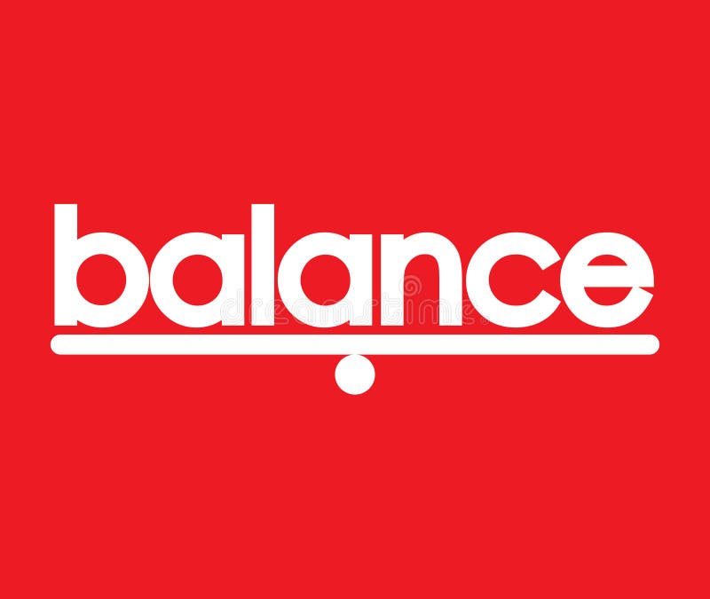 Balance Logo Concept stock illustration. Illustration of accurate ...