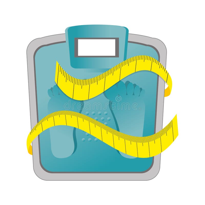 Balance scale gym icon stock illustration. Illustration of control