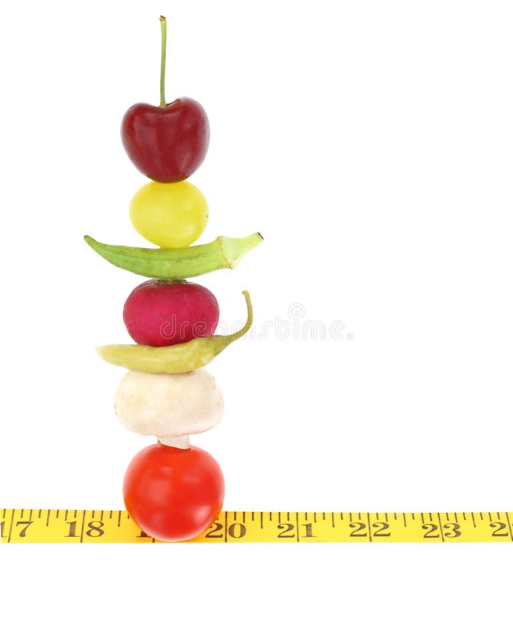 Balanced Diet with Fruits and Vegetables Stock Photo Image of pepper