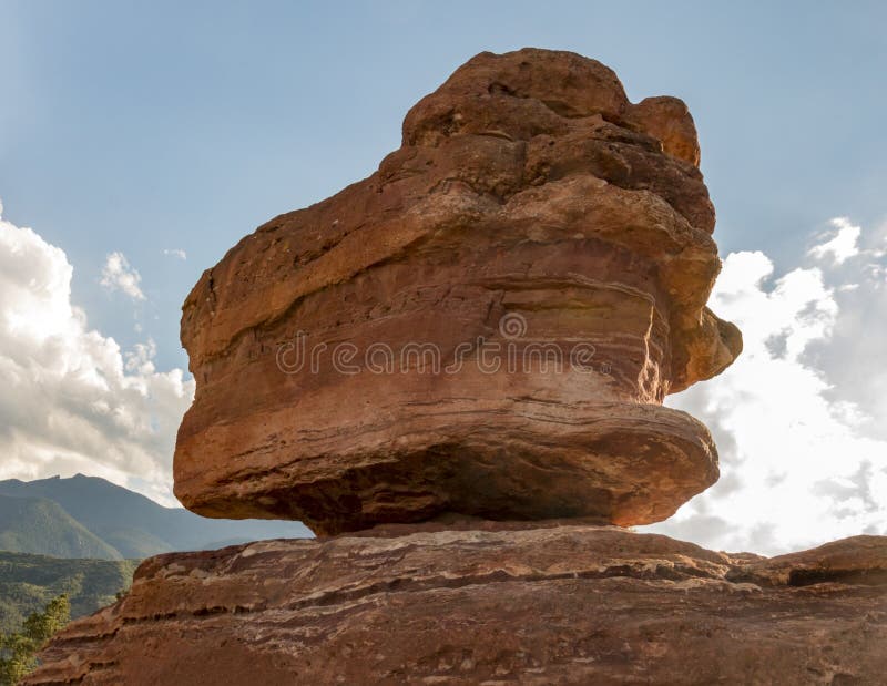 Balanced Rock At Garden Of The Gods Stock Photo Image Of Park