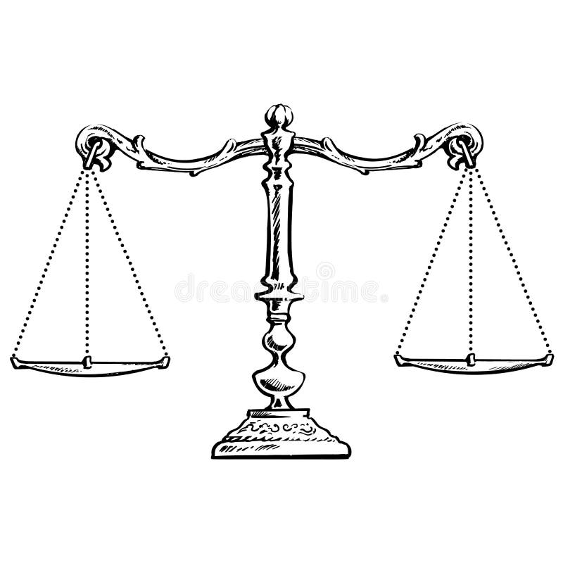 https://thumbs.dreamstime.com/b/balanced-scales-sketch-justice-black-white-hand-drawn-vector-illustration-isolated-112296015.jpg
