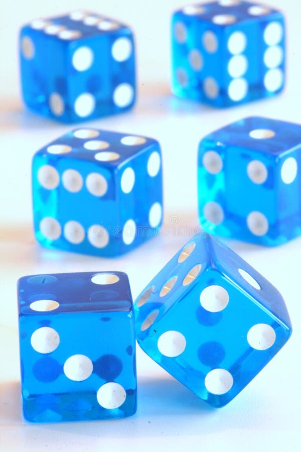 Download Balancing blue dice stock image. Image of game, games - 8357887