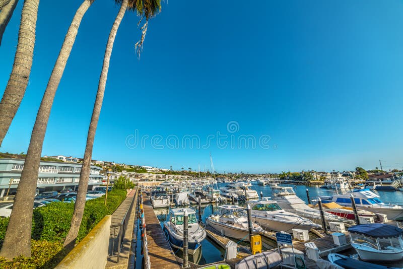 The Grand Canal, On Balboa Island, In Newport Beach, California. Stock  Photo, Picture and Royalty Free Image. Image 37342377.